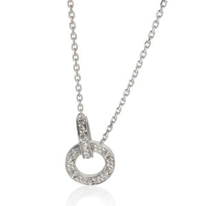 Cartier White Gold Diamond Love Pendant